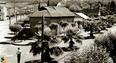 Vista das da Igreja Católica - anos 40